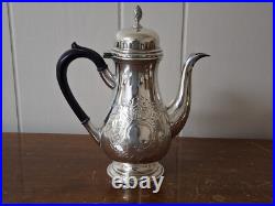 Barker Ellis Silver Plate 3 Piece Tea/Coffee Set Pot Creamer
