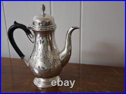 Barker Ellis Silver Plate 3 Piece Tea/Coffee Set Pot Creamer