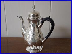Barker Ellis Silver Plate 3 Piece Tea/Coffee Set Pot Creamer