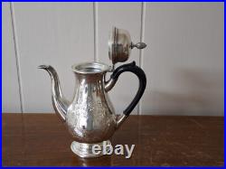 Barker Ellis Silver Plate 3 Piece Tea/Coffee Set Pot Creamer