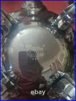 Baroque By Wallace Silver Plate 4 Piece Tea Set