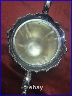 Baroque By Wallace Silver Plate 4 Piece Tea Set