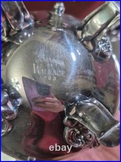 Baroque By Wallace Silver Plate 6 Piece Tea Service