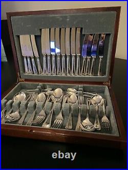 Bead Design 58 Piece EPNS A1 Silver Plated Canteen of Cutlery