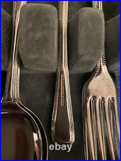 Bead Design 58 Piece EPNS A1 Silver Plated Canteen of Cutlery