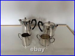 Beautiful 4 Piece Silver Plated Hotel Ware Coffee/tea Service Sphcts -11ss