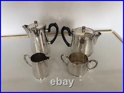 Beautiful 4 Piece Silver Plated Hotel Ware Coffee/tea Service Sphcts -11ss