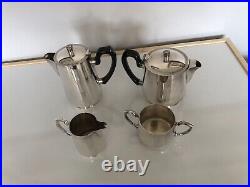 Beautiful 4 Piece Silver Plated Hotel Ware Coffee/tea Service Sphcts -11ss