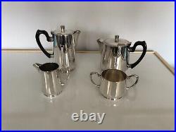 Beautiful 4 Piece Silver Plated Hotel Ware Coffee/tea Service Sphcts -11ss