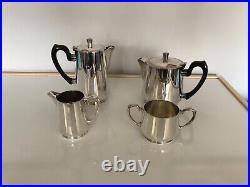 Beautiful 4 Piece Silver Plated Hotel Ware Coffee/tea Service Sphcts -11ss