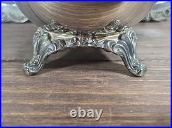 Beautiful Vintage Oneida USA Silver Plate 5-piece Coffee/Tea Service Set with Tray
