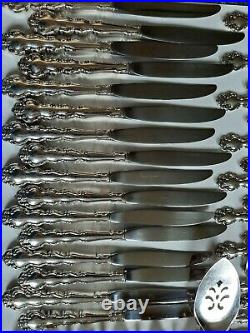 Beethoven Roses Oneida Silverplate Set 95 Pieces 16 Place Many Serving Community