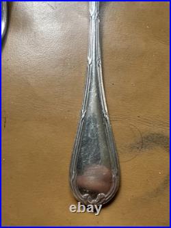 Bin christoele Cc84 Vintage Silver Plate Fork Spoons Set 14 Pieces Pre 1935