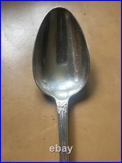 Bin christoele Cc84 Vintage Silver Plate Fork Spoons Set 14 Pieces Pre 1935