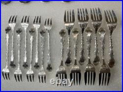 Birk's Regency Silver Plate Louis de France 93 Pieces & Case