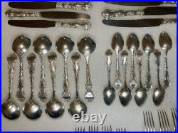 Birk's Regency Silver Plate Louis de France 93 Pieces & Case