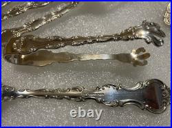 Birk's Regency Silver Plate Louis de France 93 Pieces & Case