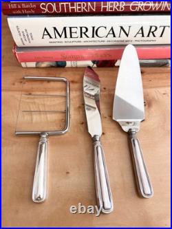 Birks Regency Silver plate Stainless silver 3 piece serving set Saxon