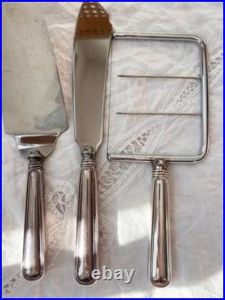 Birks Regency Silver plate Stainless silver 3 piece serving set Saxon
