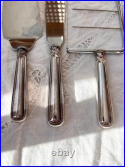 Birks Regency Silver plate Stainless silver 3 piece serving set Saxon