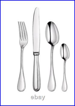 Brand New Christofle 108 piece Cutlery Set Perles Silver Plate (12 people)