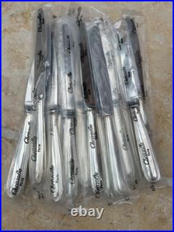 Brand New Christofle 108 piece Cutlery Set Perles Silver Plate (12 people)