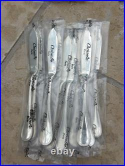 Brand New Christofle 108 piece Cutlery Set Perles Silver Plate (12 people)