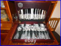 Butler Silver Plated Cutlery Canteen 8 Settings 60 Pieces Royal Pearl