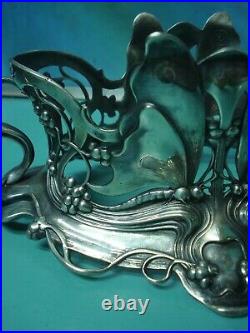 C1910 WMF Silver plate Butterfly Art Nouveau center centre piece Jugendstil I/O