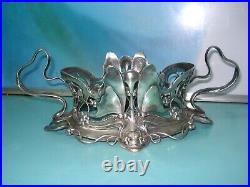 C1910 WMF Silver plate Butterfly Art Nouveau center centre piece Jugendstil I/O
