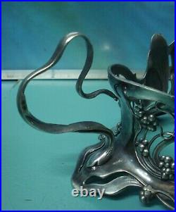 C1910 WMF Silver plate Butterfly Art Nouveau center centre piece Jugendstil I/O