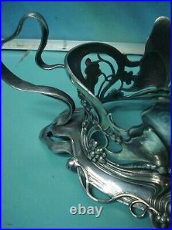 C1910 WMF Silver plate Butterfly Art Nouveau center centre piece Jugendstil I/O