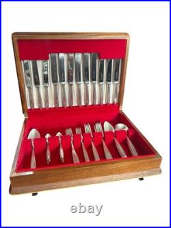 C1950s Sheffield England Silver Plated EPNS Canteen 50 Pieces Complete