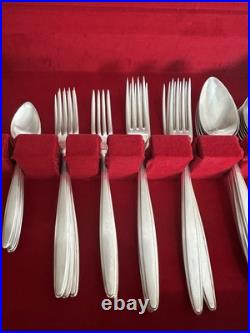 C1950s Sheffield England Silver Plated EPNS Canteen 50 Pieces Complete