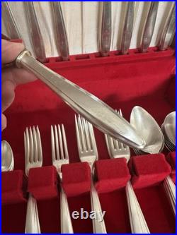 C1950s Sheffield England Silver Plated EPNS Canteen 50 Pieces Complete