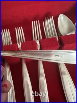C1950s Sheffield England Silver Plated EPNS Canteen 50 Pieces Complete