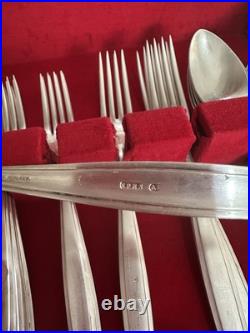 C1950s Sheffield England Silver Plated EPNS Canteen 50 Pieces Complete