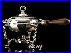 C1970 Silverplate 4 Piece Serving Pan with Rechaud