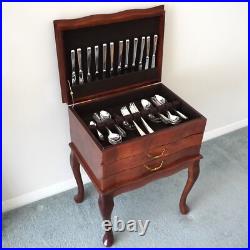 CANBERRA Design Mappin & Webb London Silver Service 84 Piece Canteen of Cutlery