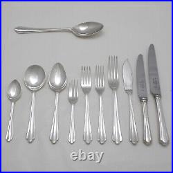 CHILTERN Design GEORGE BUTLER Silver Service 84 Piece Canteen of Cutlery