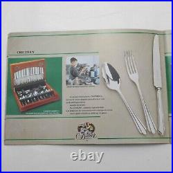 CHILTERN Design GEORGE BUTLER Silver Service 84 Piece Canteen of Cutlery