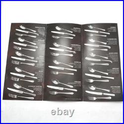 CHILTERN Pattern Butler Heirloom Silver Service 124 Piece Canteen of Cutlery Set