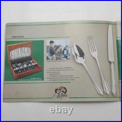 CHILTERN Pattern Butler Heirloom Silver Service 124 Piece Canteen of Cutlery Set