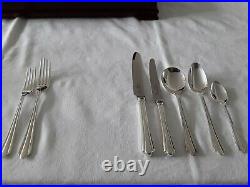 CHILTERN design GEORGE BUTLER Silver Service 88 piece Cutlery set (12 person)