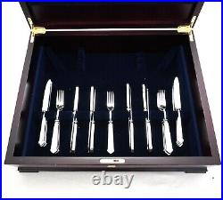 CHIPPENDALE Design ELKINGTON & CO Silver Service 100 Piece Canteen of Cutlery