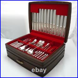 CHIPPENDALE Design ELKINGTON & CO Silver Service 100 Piece Canteen of Cutlery