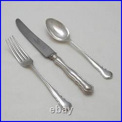 CHIPPENDALE Design JAMES DIXON & SONS Silver Service 76 Piece Canteen of Cutlery