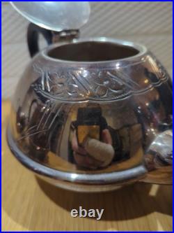 CIVIC Vintage Antique Silver Plate Tea Set 4 Pieces 5882 Sheffield