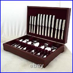 CORINTHIAN Design W. Wright Sheffield Silver Service 44 Piece Canteen of Cutlery