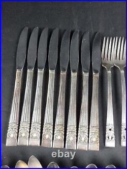 CORONATION Community Silver Plate 8+ Place Settings 42 Pieces